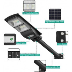 Соларна LED лампа 130W